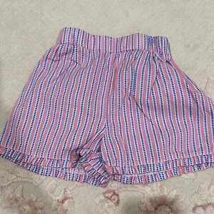 Bella Bliss Pink and Blue Plaid Shorts